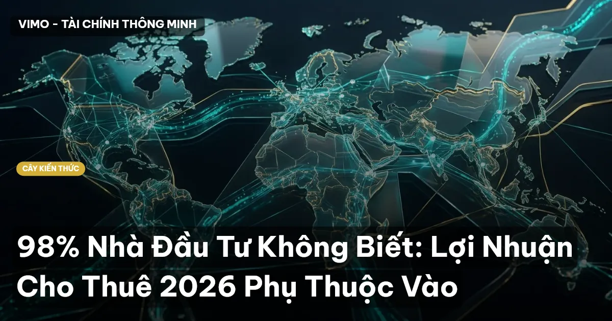98% Nhà Đầu Tư Không Biết: Lợi Nhuận Cho Thuê 2026 Phụ Thuộc Vào