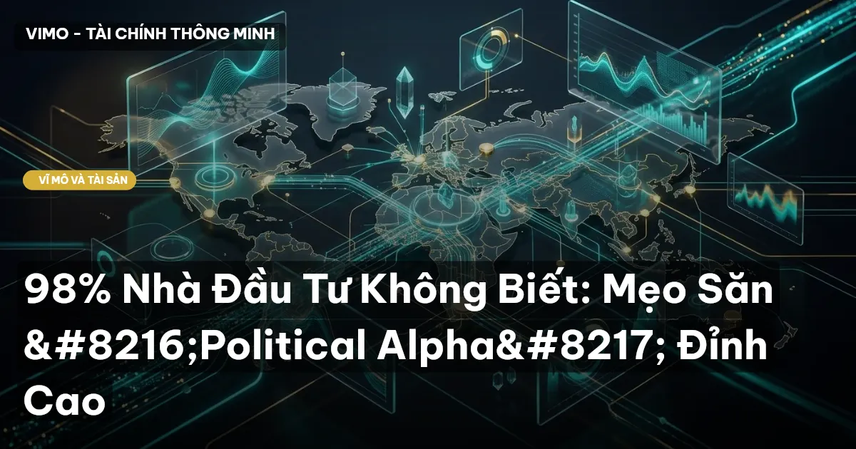 98% Nhà Đầu Tư Không Biết: Mẹo Săn 'Political Alpha' Đỉnh Cao