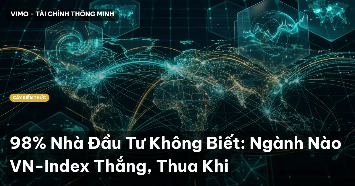 98% Nhà Đầu Tư Không Biết: Ngành Nào VN-Index Thắng, Thua Khi
