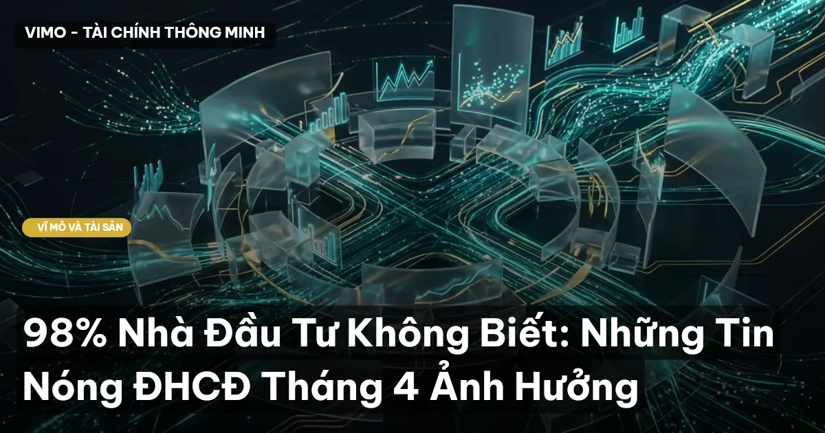 98% Nhà Đầu Tư Không Biết: Những Tin Nóng ĐHCĐ Tháng 4 Ảnh Hưởng