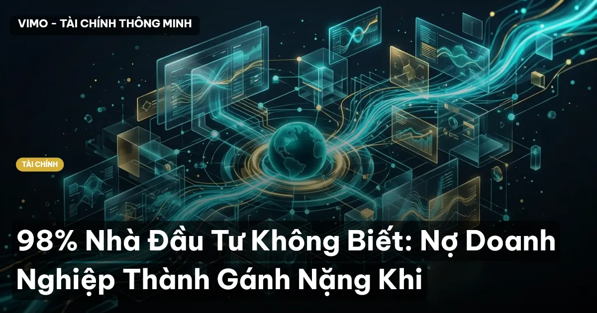 98% Nhà Đầu Tư Không Biết: Nợ Doanh Nghiệp Thành Gánh Nặng Khi