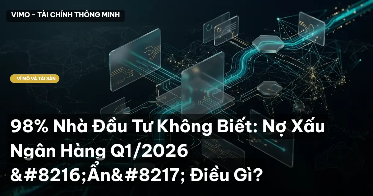 98% Nhà Đầu Tư Không Biết: Nợ Xấu Ngân Hàng Q1/2026 ‘Ẩn’ Điều Gì?