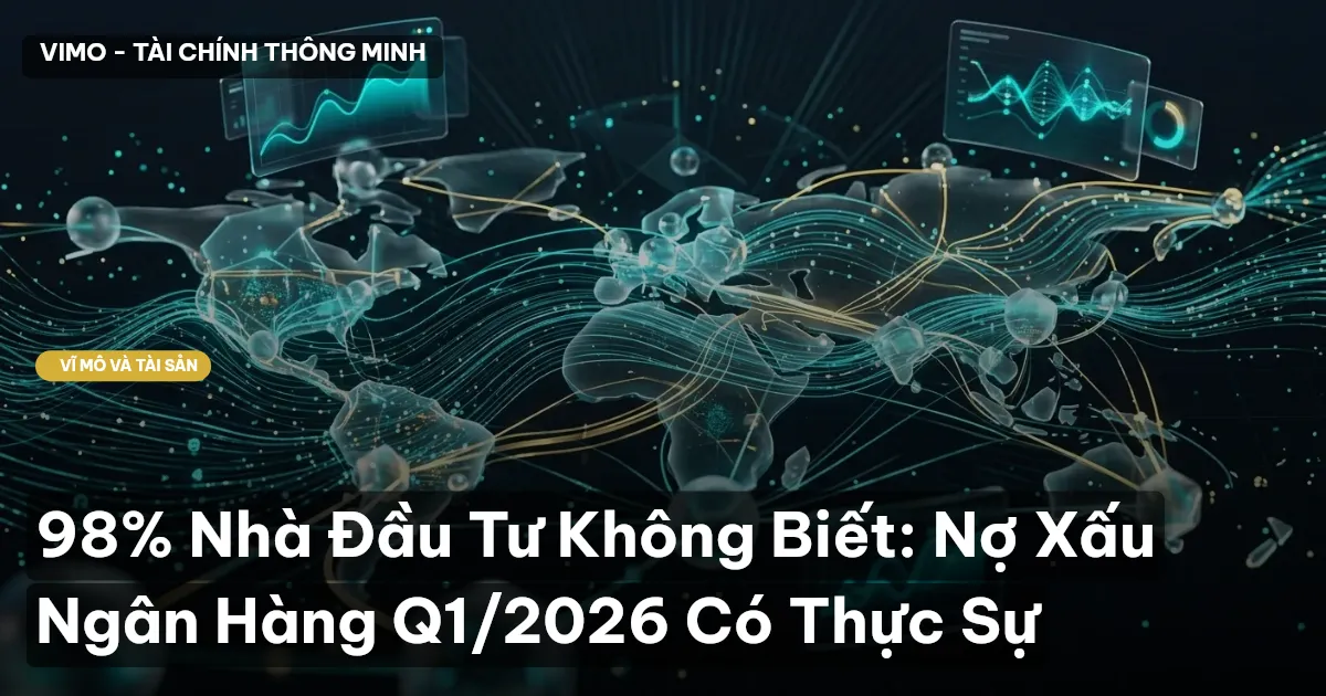 98% Nhà Đầu Tư Không Biết: Nợ Xấu Ngân Hàng Q1/2026 Có Thực Sự