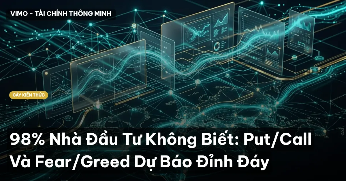 98% Nhà Đầu Tư Không Biết: Put/Call Và Fear/Greed Dự Báo Đỉnh Đáy
