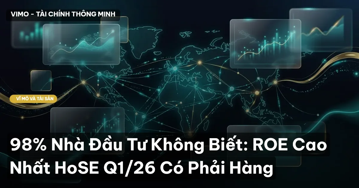 98% Nhà Đầu Tư Không Biết: ROE Cao Nhất HoSE Q1/26 Có Phải Hàng