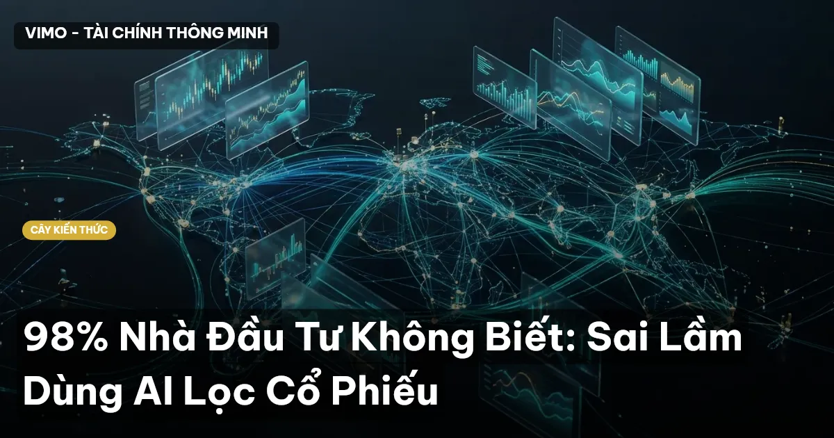 98% Nhà Đầu Tư Không Biết: Sai Lầm Dùng AI Lọc Cổ Phiếu
