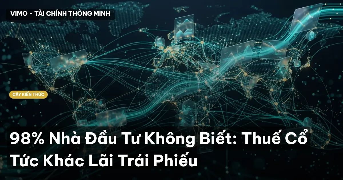 98% Nhà Đầu Tư Không Biết: Thuế Cổ Tức Khác Lãi Trái Phiếu