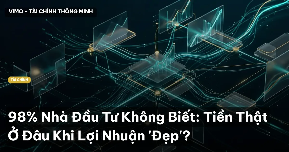 98% Nhà Đầu Tư Không Biết: Tiền Thật Ở Đâu Khi Lợi Nhuận 'Đẹp'?
