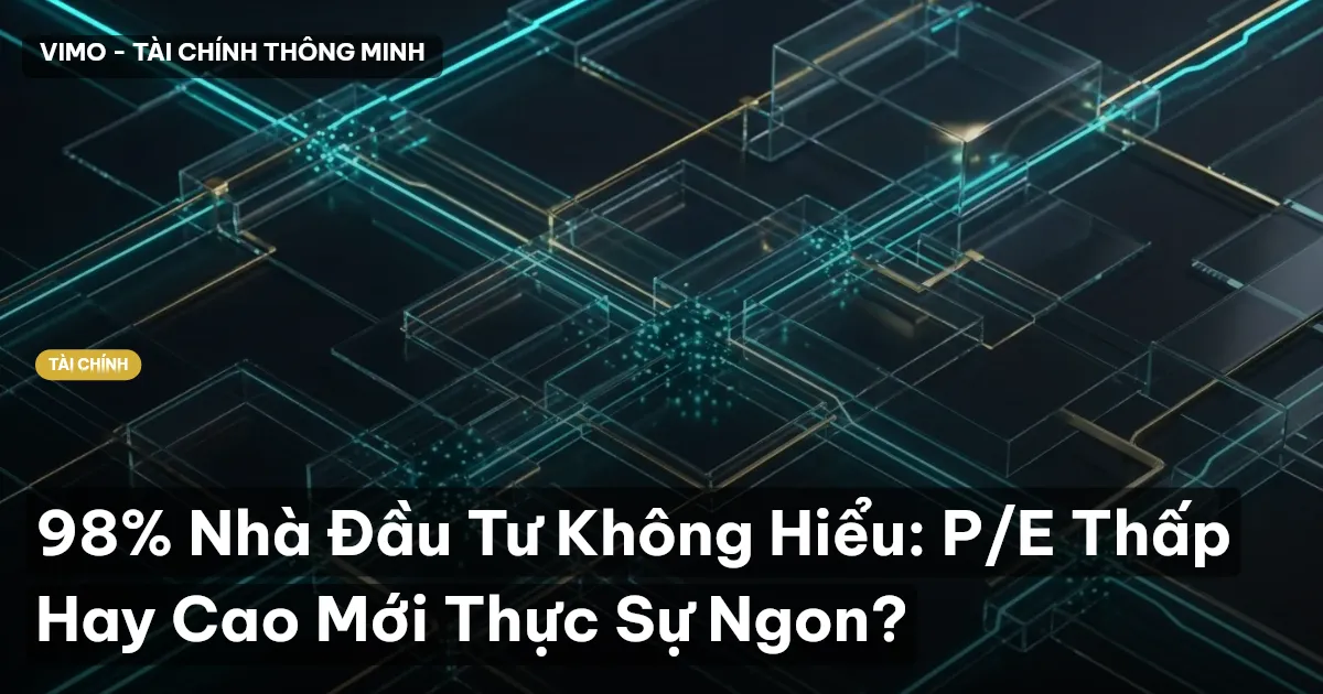 98% Nhà Đầu Tư Không Hiểu: P/E Thấp Hay Cao Mới Thực Sự Ngon?