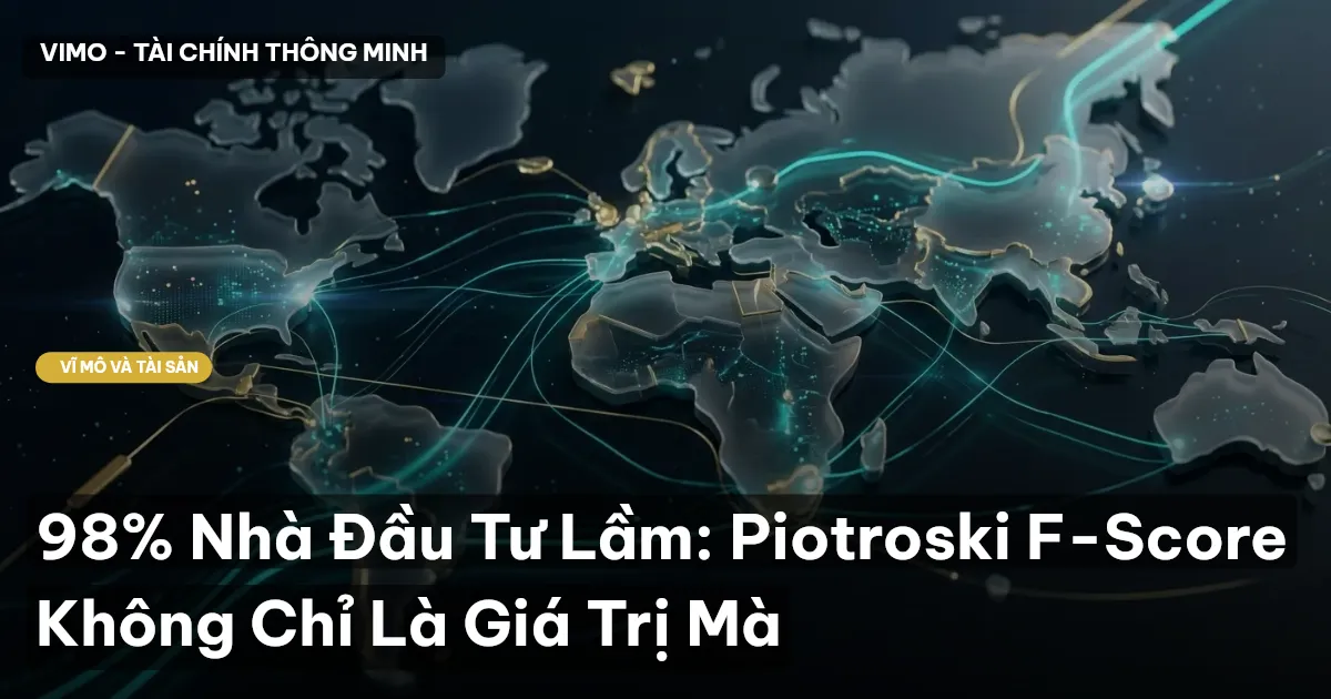 98% Nhà Đầu Tư Lầm: Piotroski F-Score Không Chỉ Là Giá Trị Mà