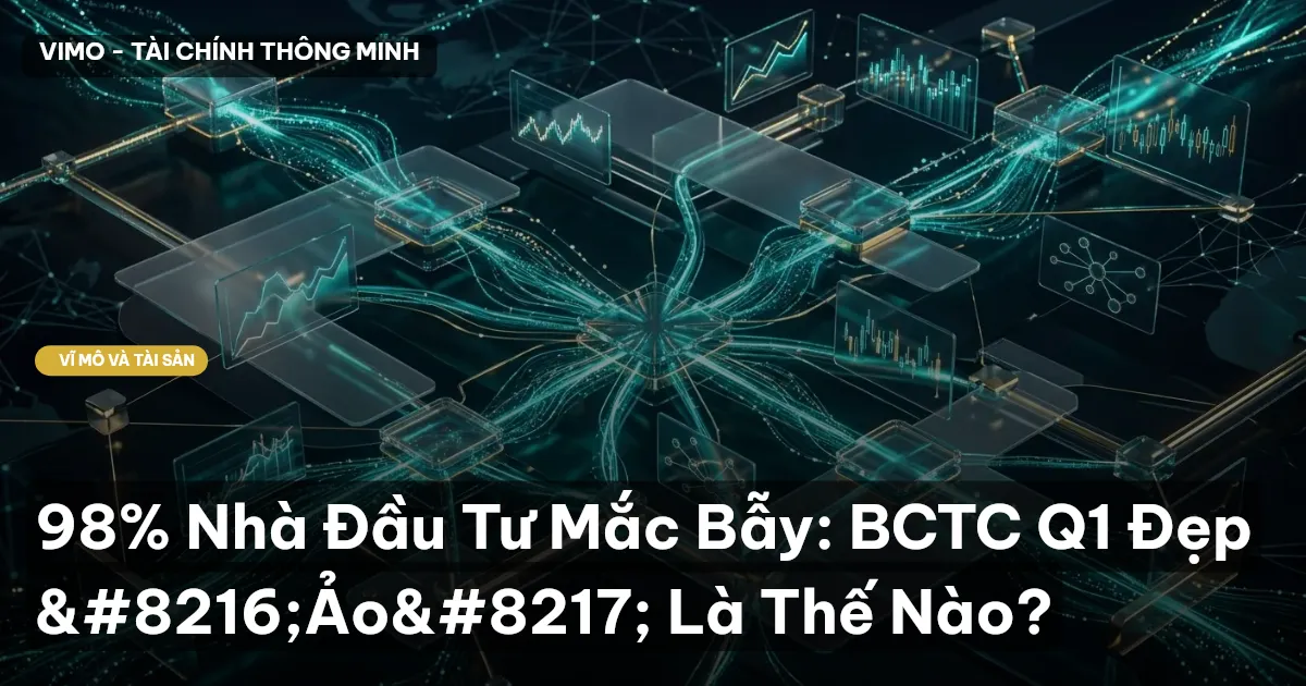 98% Nhà Đầu Tư Mắc Bẫy: BCTC Q1 Đẹp ‘Ảo’ Là Thế Nào?
