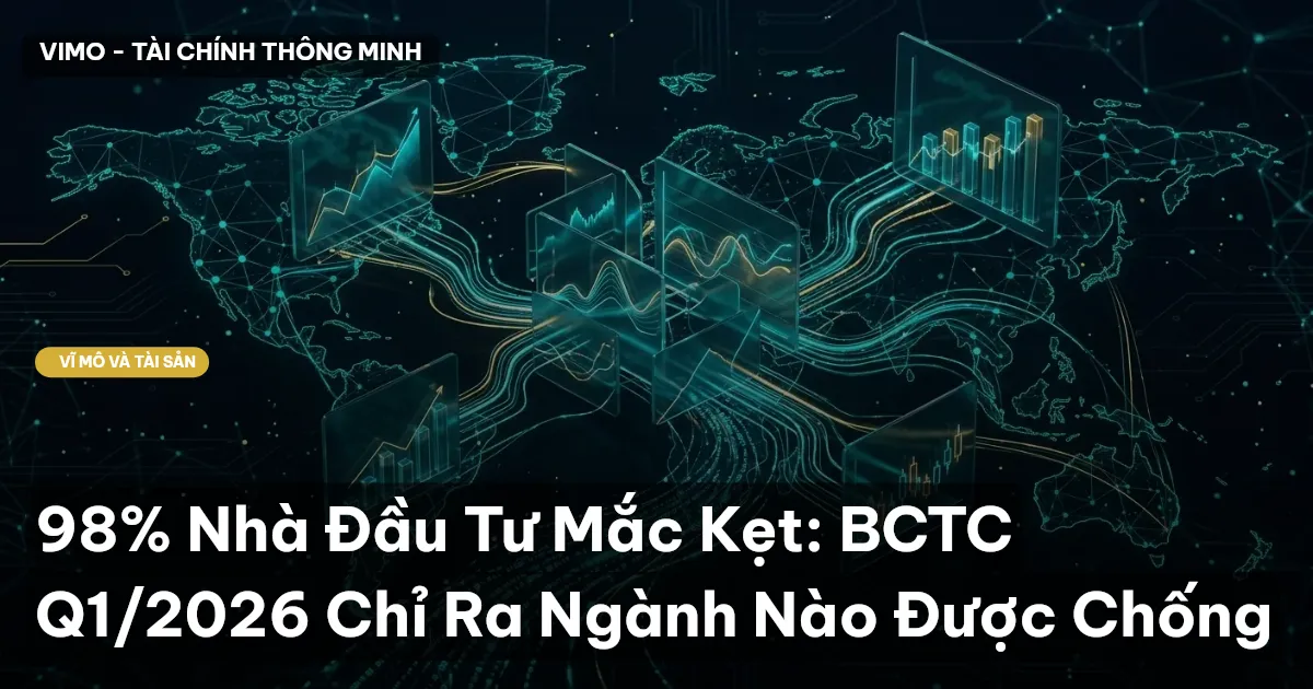 98% Nhà Đầu Tư Mắc Kẹt: BCTC Q1/2026 Chỉ Ra Ngành Nào Được Chống