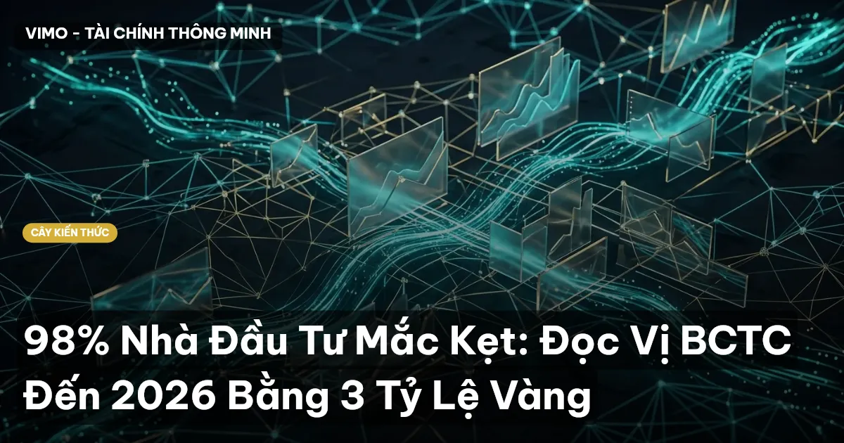 98% Nhà Đầu Tư Mắc Kẹt: Đọc Vị BCTC Đến 2026 Bằng 3 Tỷ Lệ Vàng