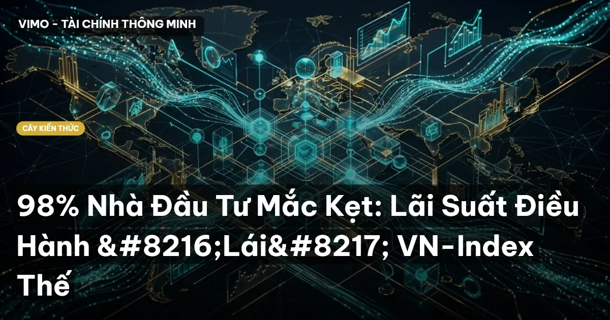 98% Nhà Đầu Tư Mắc Kẹt: Lãi Suất Điều Hành ‘Lái’ VN-Index Thế