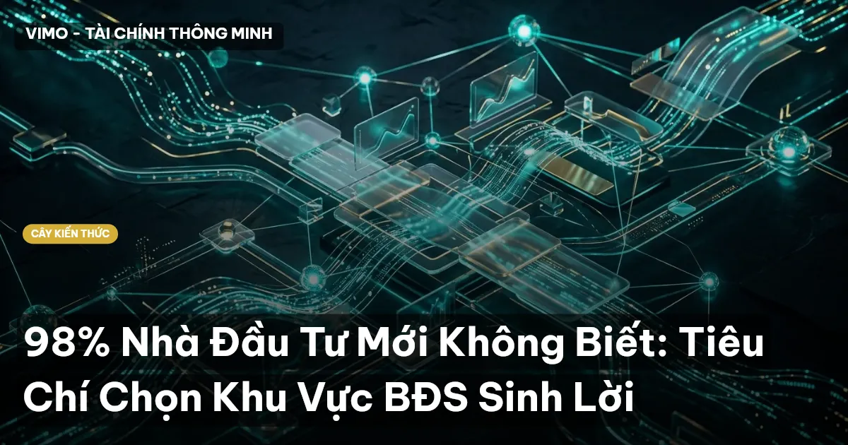 98% Nhà Đầu Tư Mới Không Biết: Tiêu Chí Chọn Khu Vực BĐS Sinh Lời