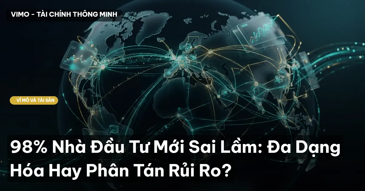 98% Nhà Đầu Tư Mới Sai Lầm: Đa Dạng Hóa Hay Phân Tán Rủi Ro?