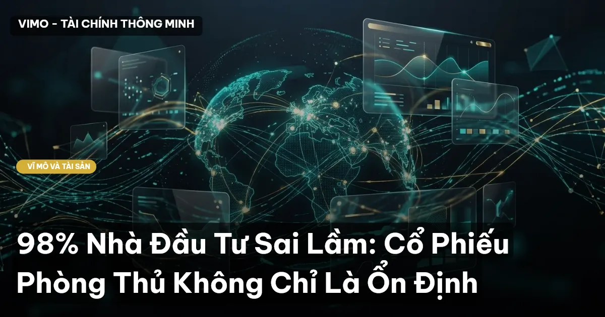 98% Nhà Đầu Tư Sai Lầm: Cổ Phiếu Phòng Thủ Không Chỉ Là Ổn Định