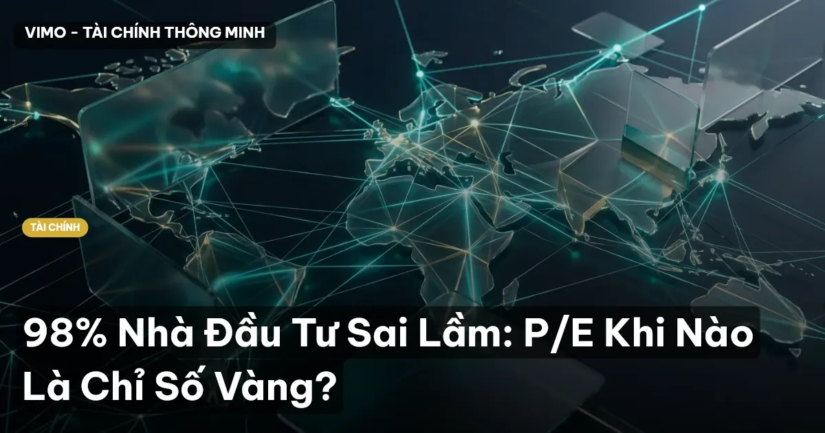 98% Nhà Đầu Tư Sai Lầm: P/E Khi Nào Là Chỉ Số Vàng?