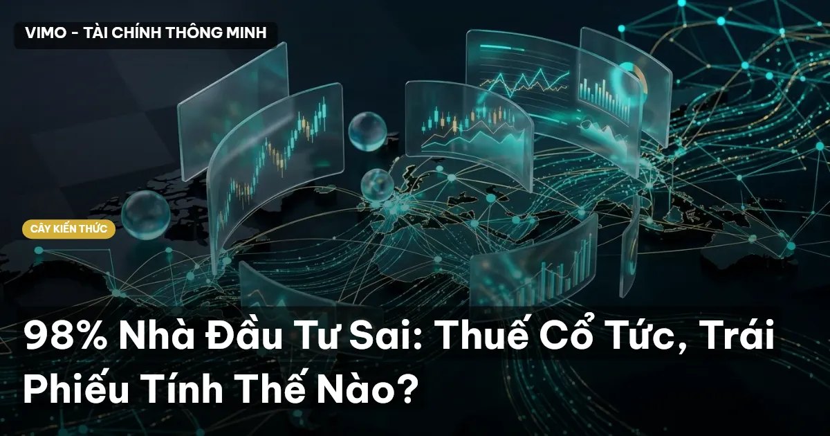 98% Nhà Đầu Tư Sai: Thuế Cổ Tức, Trái Phiếu Tính Thế Nào?