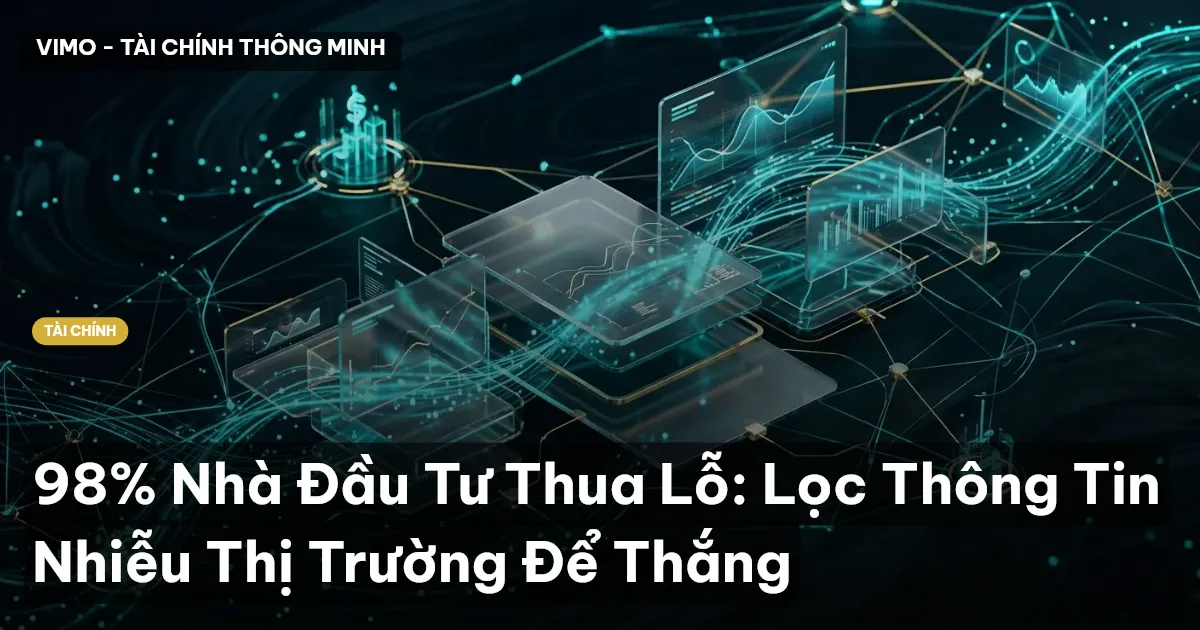 98% Nhà Đầu Tư Thua Lỗ: Lọc Thông Tin Nhiễu Thị Trường Để Thắng