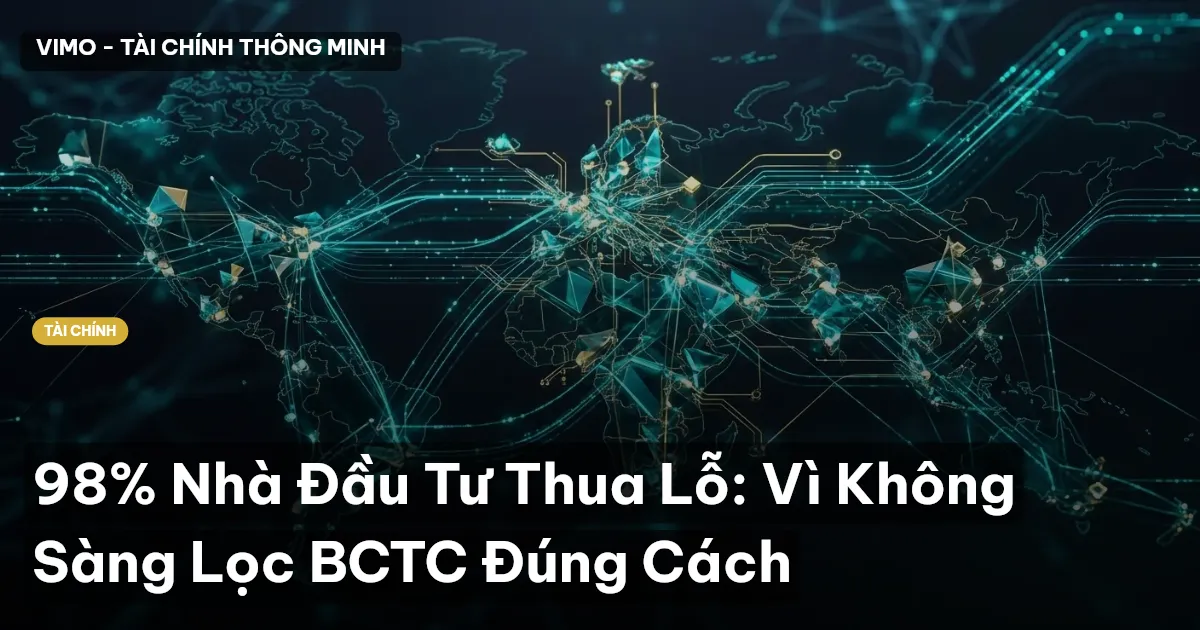 98% Nhà Đầu Tư Thua Lỗ: Vì Không Sàng Lọc BCTC Đúng Cách