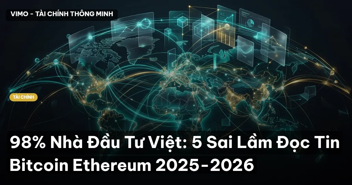 98% Nhà Đầu Tư Việt: 5 Sai Lầm Đọc Tin Bitcoin Ethereum 2025-2026