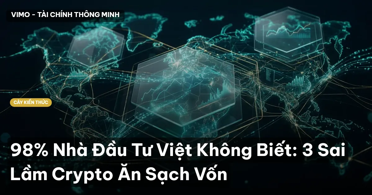 98% Nhà Đầu Tư Việt Không Biết: 3 Sai Lầm Crypto Ăn Sạch Vốn