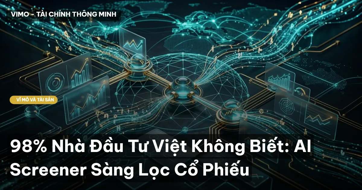 98% Nhà Đầu Tư Việt Không Biết: AI Screener Sàng Lọc Cổ Phiếu