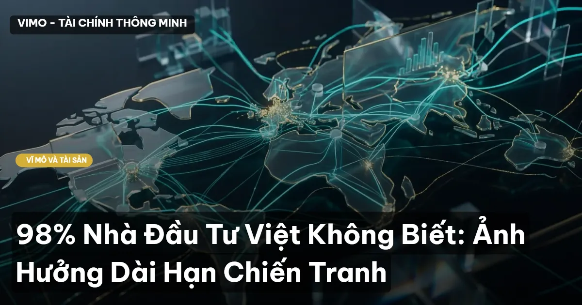 98% Nhà Đầu Tư Việt Không Biết: Ảnh Hưởng Dài Hạn Chiến Tranh