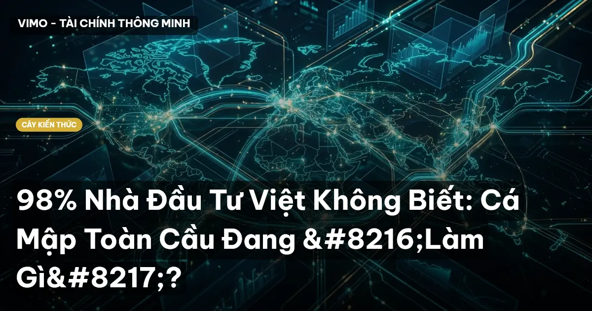 98% Nhà Đầu Tư Việt Không Biết: Cá Mập Toàn Cầu Đang ‘Làm Gì’?