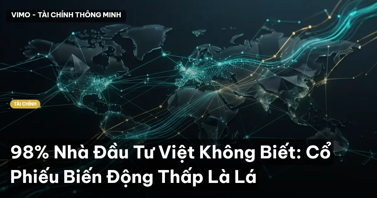 98% Nhà Đầu Tư Việt Không Biết: Cổ Phiếu Biến Động Thấp Là Lá