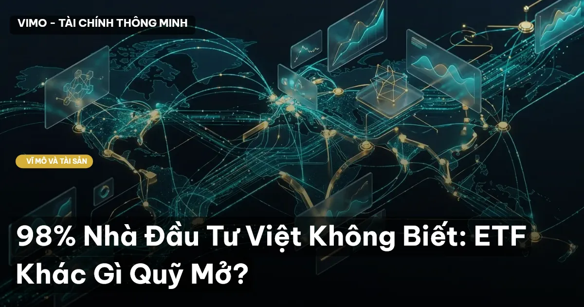 98% Nhà Đầu Tư Việt Không Biết: ETF Khác Gì Quỹ Mở?