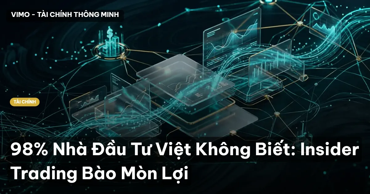98% Nhà Đầu Tư Việt Không Biết: Insider Trading Bào Mòn Lợi