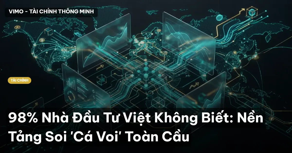 98% Nhà Đầu Tư Việt Không Biết: Nền Tảng Soi 'Cá Voi' Toàn Cầu
