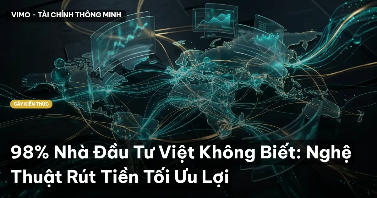 98% Nhà Đầu Tư Việt Không Biết: Nghệ Thuật Rút Tiền Tối Ưu Lợi