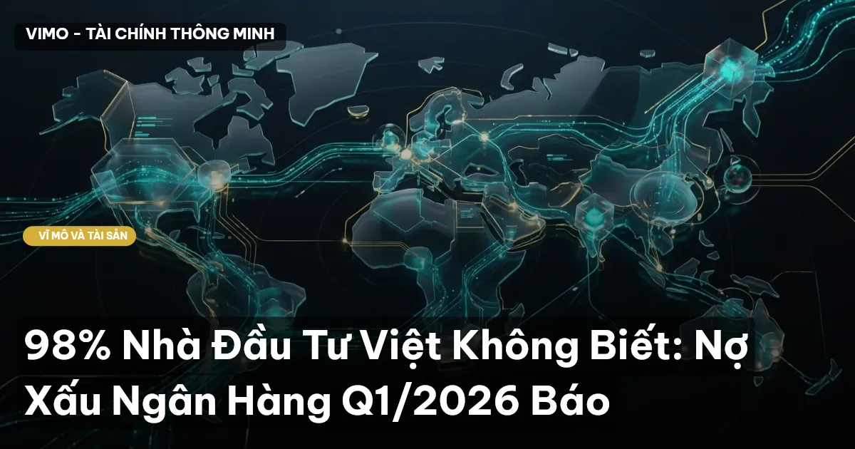 98% Nhà Đầu Tư Việt Không Biết: Nợ Xấu Ngân Hàng Q1/2026 Báo