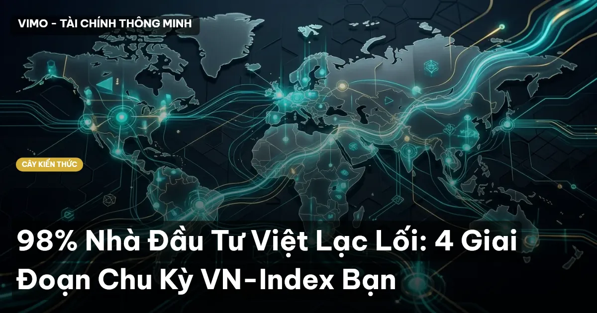 98% Nhà Đầu Tư Việt Lạc Lối: 4 Giai Đoạn Chu Kỳ VN-Index Bạn