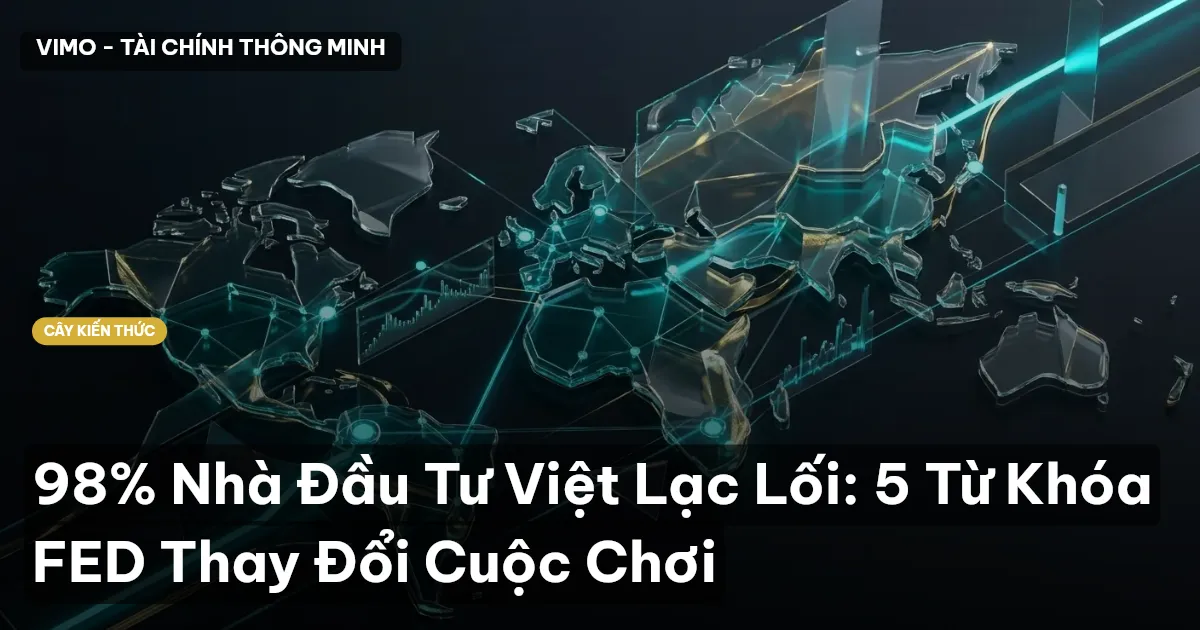 98% Nhà Đầu Tư Việt Lạc Lối: 5 Từ Khóa FED Thay Đổi Cuộc Chơi
