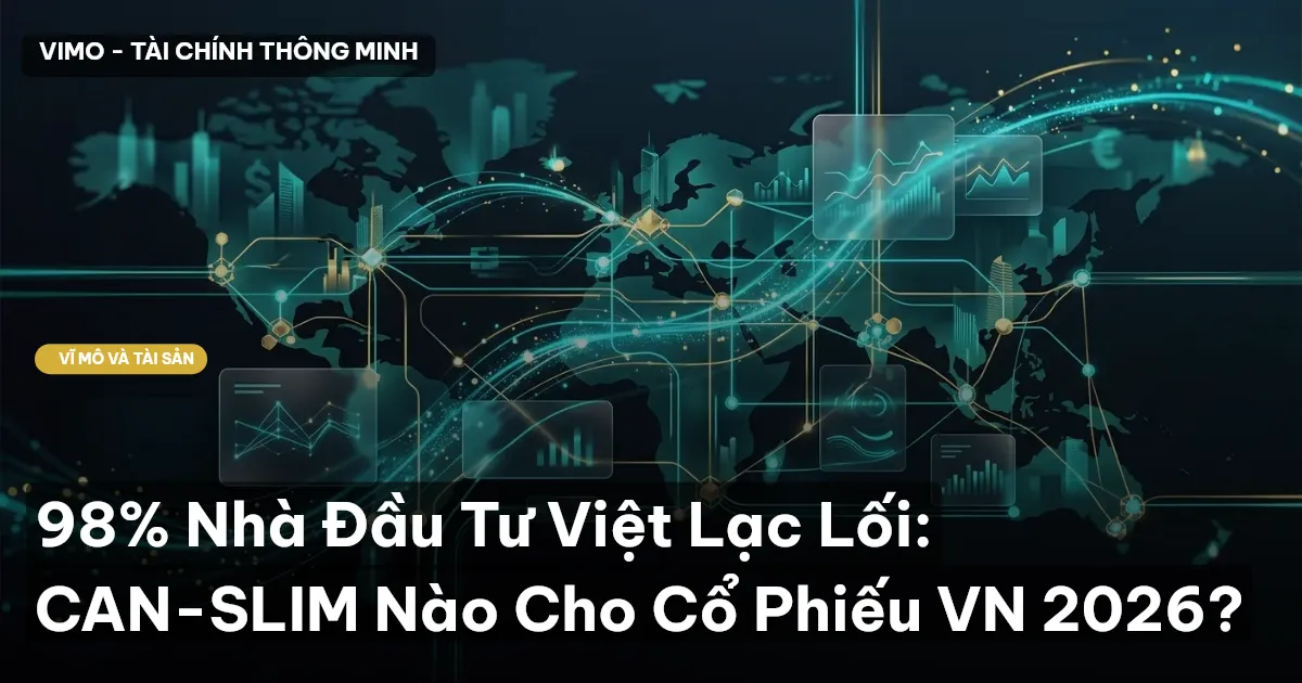 98% Nhà Đầu Tư Việt Lạc Lối: CAN-SLIM Nào Cho Cổ Phiếu VN 2026?