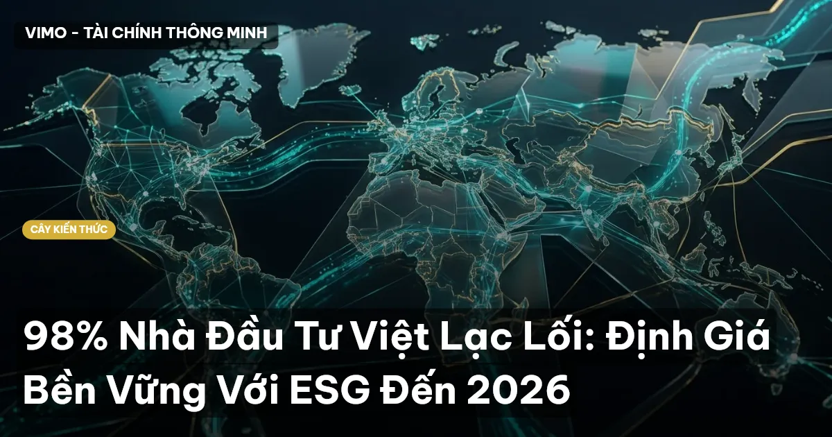 98% Nhà Đầu Tư Việt Lạc Lối: Định Giá Bền Vững Với ESG Đến 2026