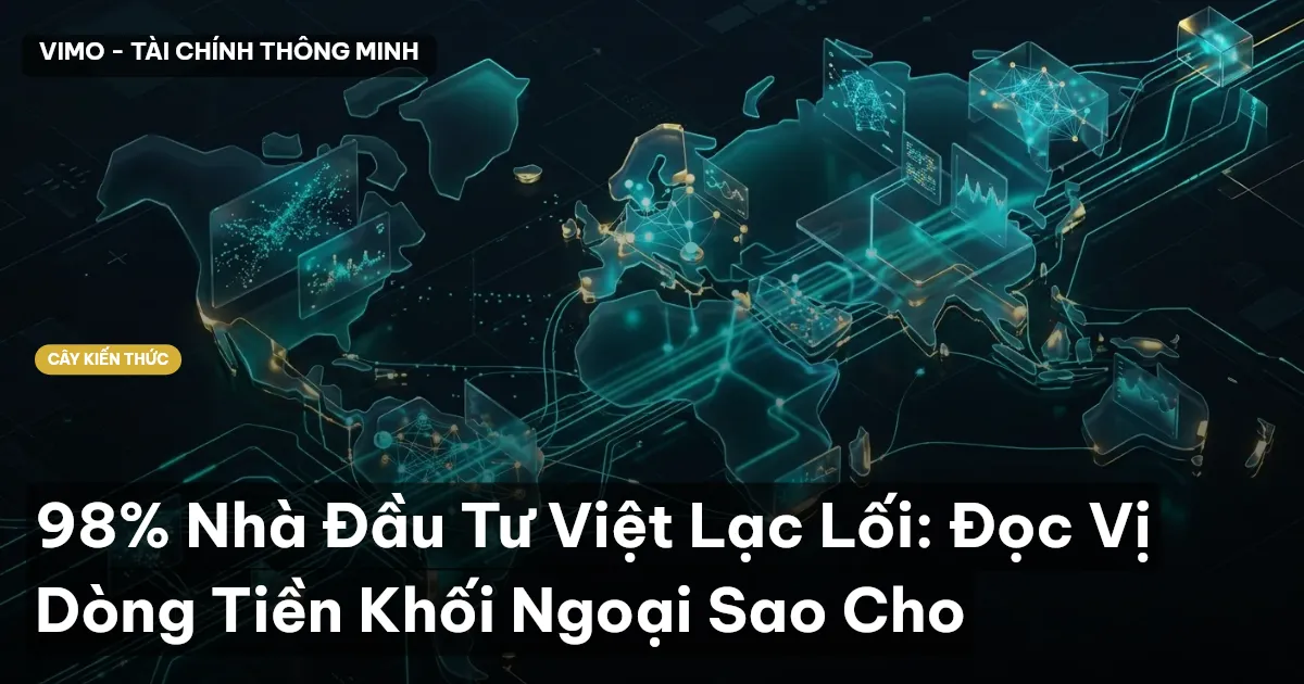 98% Nhà Đầu Tư Việt Lạc Lối: Đọc Vị Dòng Tiền Khối Ngoại Sao Cho