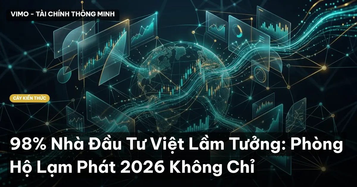 98% Nhà Đầu Tư Việt Lầm Tưởng: Phòng Hộ Lạm Phát 2026 Không Chỉ