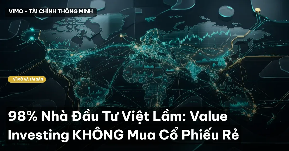98% Nhà Đầu Tư Việt Lầm: Value Investing KHÔNG Mua Cổ Phiếu Rẻ