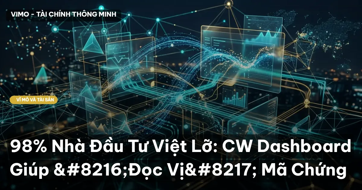 98% Nhà Đầu Tư Việt Lỡ: CW Dashboard Giúp ‘Đọc Vị’ Mã Chứng