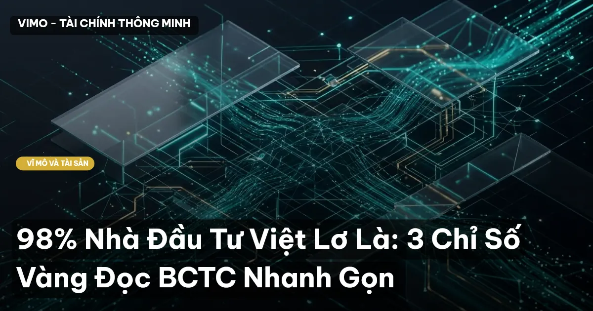 98% Nhà Đầu Tư Việt Lơ Là: 3 Chỉ Số Vàng Đọc BCTC Nhanh Gọn