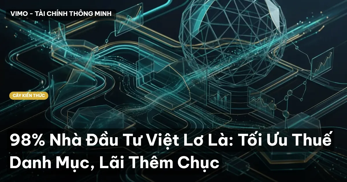 98% Nhà Đầu Tư Việt Lơ Là: Tối Ưu Thuế Danh Mục, Lãi Thêm Chục