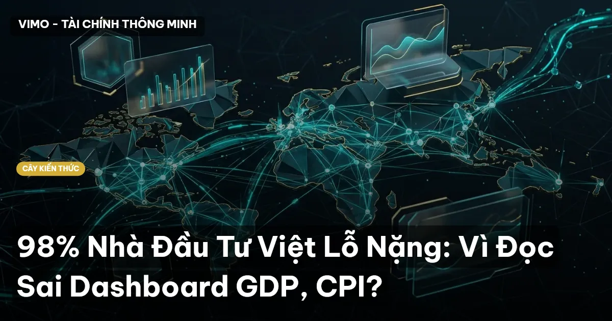 98% Nhà Đầu Tư Việt Lỗ Nặng: Vì Đọc Sai Dashboard GDP, CPI?