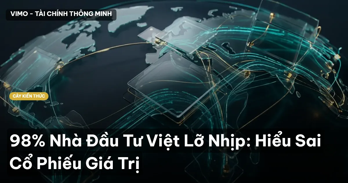 98% Nhà Đầu Tư Việt Lỡ Nhịp: Hiểu Sai Cổ Phiếu Giá Trị