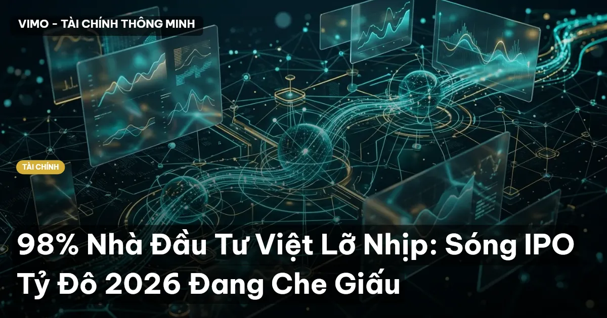 98% Nhà Đầu Tư Việt Lỡ Nhịp: Sóng IPO Tỷ Đô 2026 Đang Che Giấu