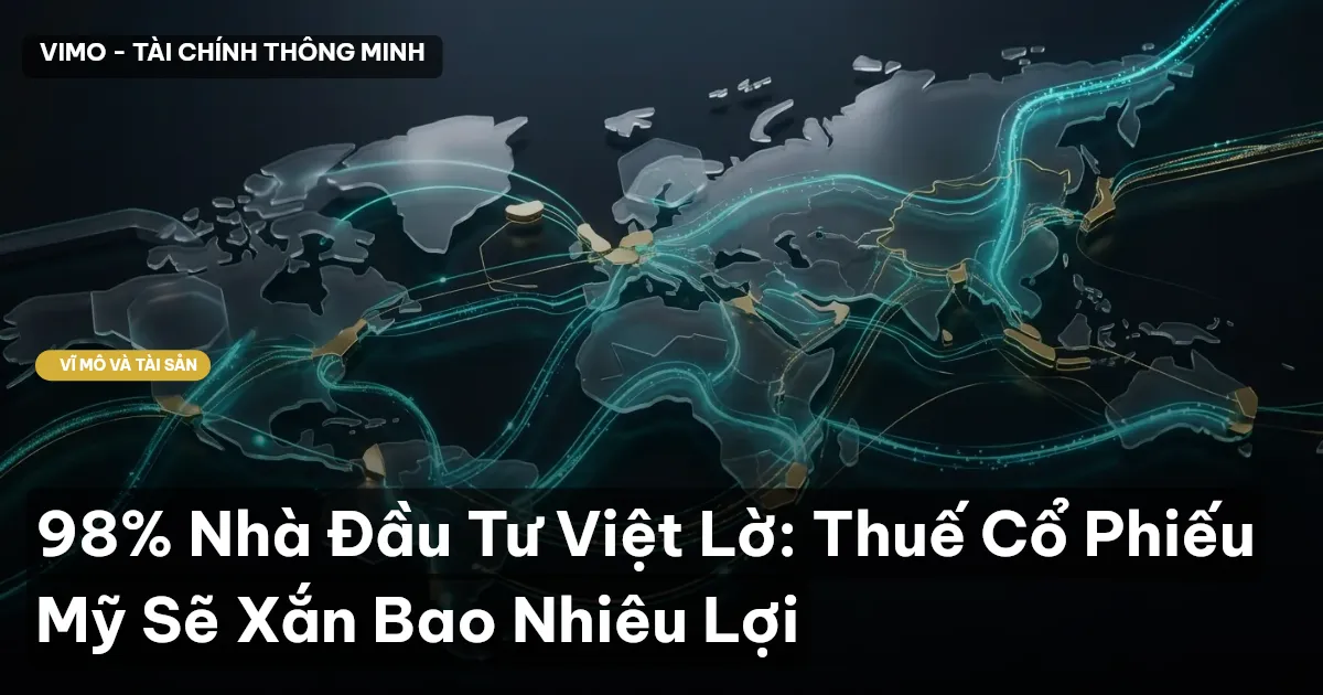 98% Nhà Đầu Tư Việt Lờ: Thuế Cổ Phiếu Mỹ Sẽ Xắn Bao Nhiêu Lợi